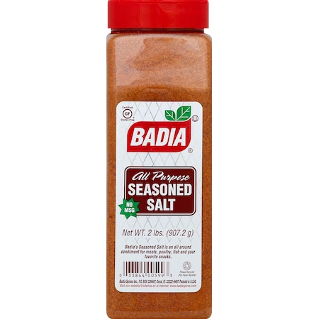 Badia Seasoned Salt 2lbs, PK6 00033844905996